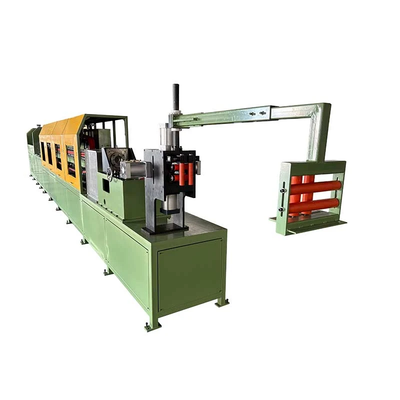 Crawler drawbench for small diameter tubes