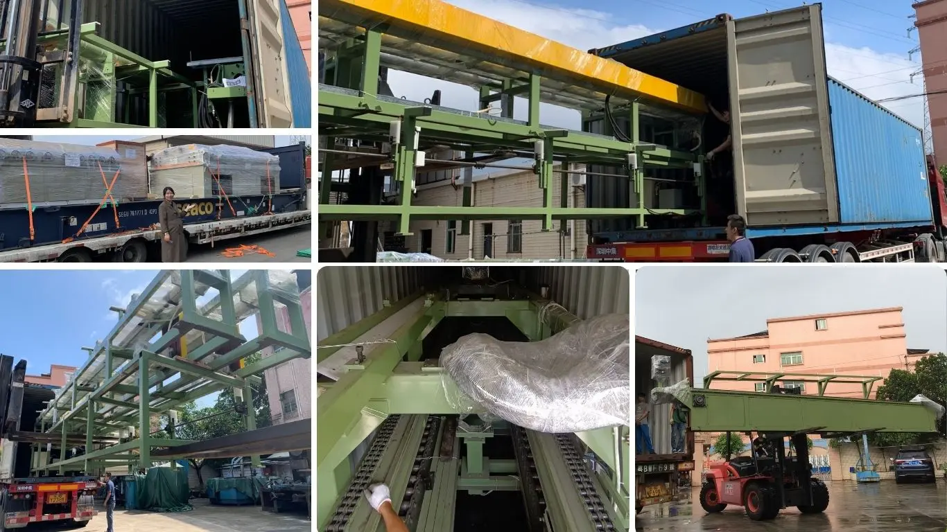 FangRong Double Chain Cold Drawing Machine factory assembly