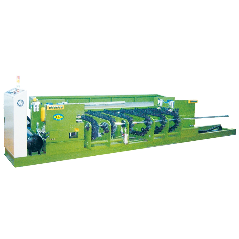 Automatic chamfering equipment for hex rods and metal bars