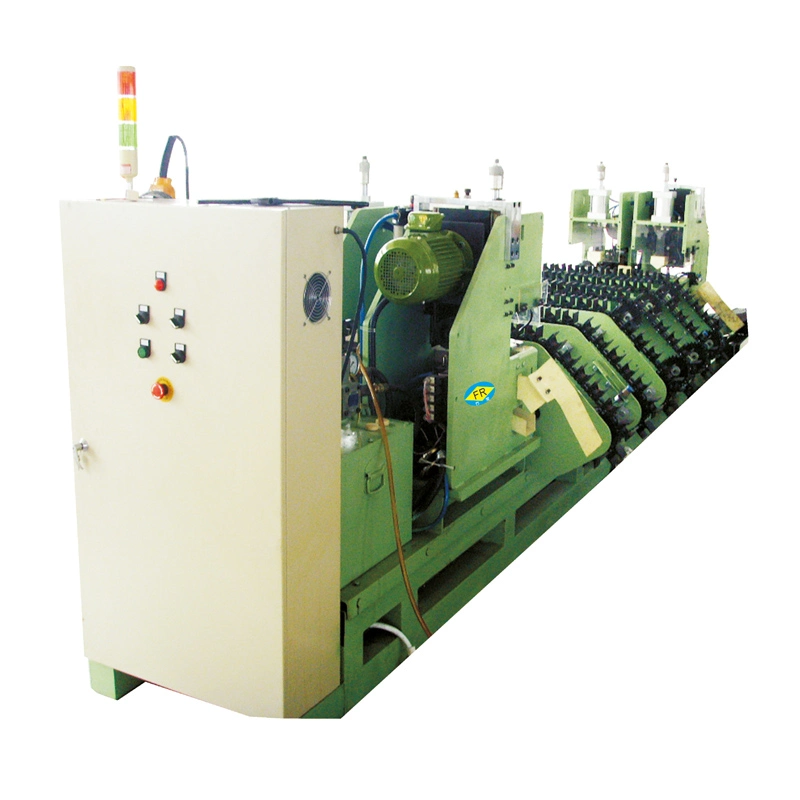 Automatic metal bar end chamfering machine