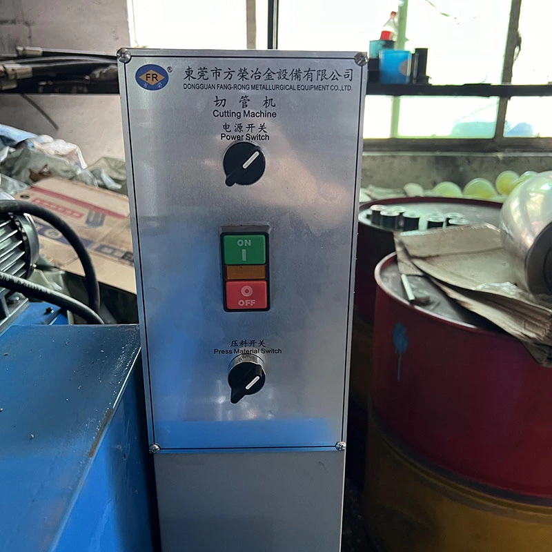 Metal tube automatic cutting machine production equipment