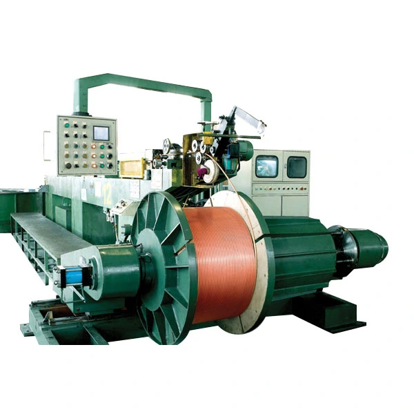 Automatic Rewinding Machine - side view of the winding unit