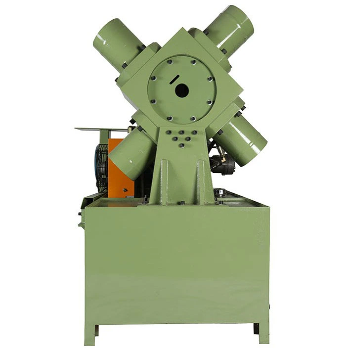 Four hydraulic dies forming carbon steel tube end