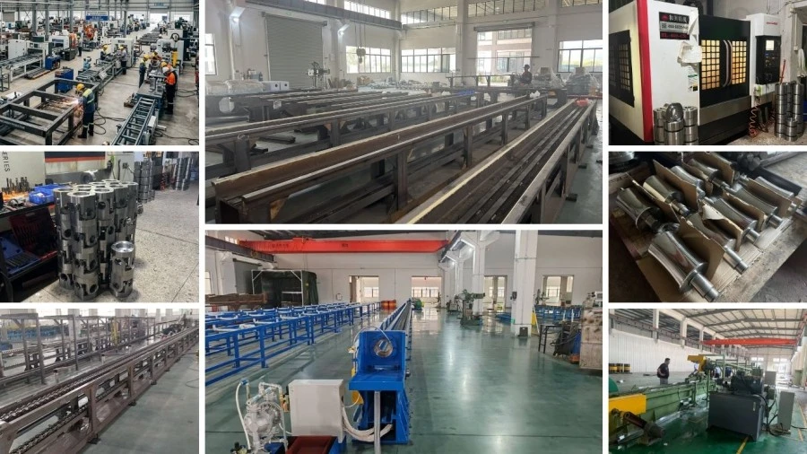 Tube forming machine production and assembly process