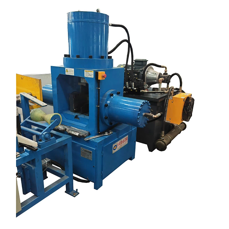 Three hydraulic dies for stainless steel tube end flattening