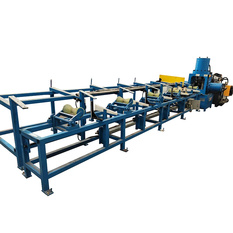 Hydraulic three-die pointing machine for stainless steel tubes